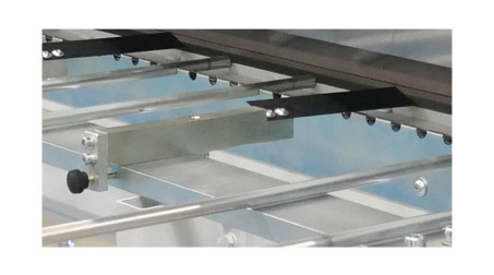 Butée arrière à courroie, course 750 mm, pour plieuse PZX2040